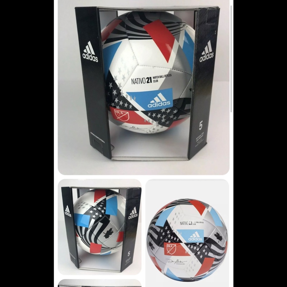 Adidas Soccer Ball NATIVO MLS 2021 Match Size 5 Futebol